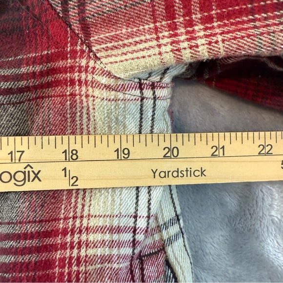 Legendary Outfitters Snap Button Up Plaid Flannel Quilted Jacket w/Pockets Small - Picture 10 of 11